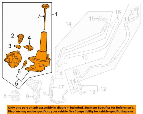 Gm 23271286 power steering pump