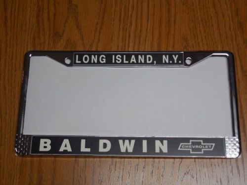 Baldwin motion cheverlot  license plate frame  camaro, chevelle, nova
