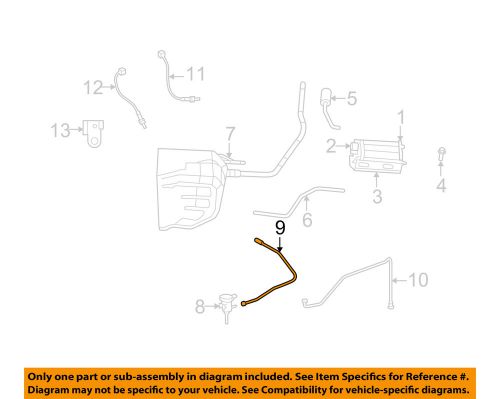 Chrysler oem emission-purge line 52125202ac