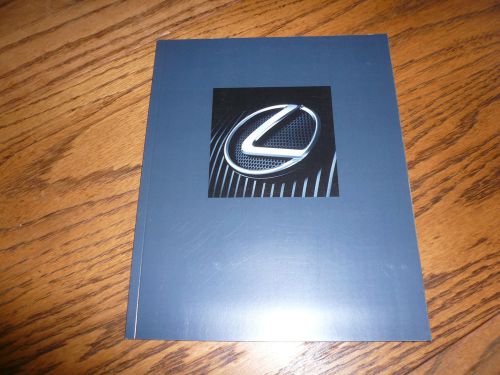 2005 lexus ls es sc rx gx gs is lx sales brochure