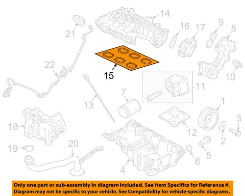 Ford oem-engine intake manifold gasket aa5z9439a