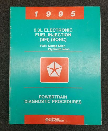 1995 dodge / plymouth neon factory powertrain diagnostic procedures manual