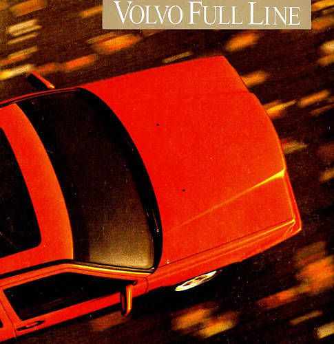 1993 volvo factory brochure-240-850 glt-940-960