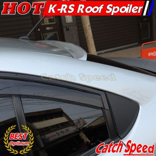 Unpainted k style rear roof spoiler wing for honda accord 8th coupe 2008-2012 ♘