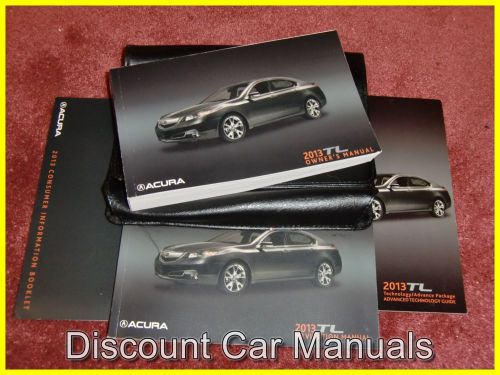 ★★ 2013 acura tl sedan owners manual portfolio w/navi 13!! ★★