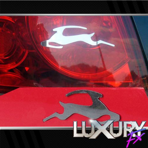 2pc. luxury fx stainless steel impala logo emblem for 06-16 chevy impala limited