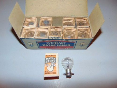 *vintage westinghouse and mazda ge headlight lamps light bulbs 2331, 2220, nos