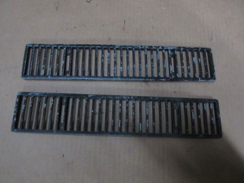 Corvette rear deck grilles 1968-1976 pair used originals.