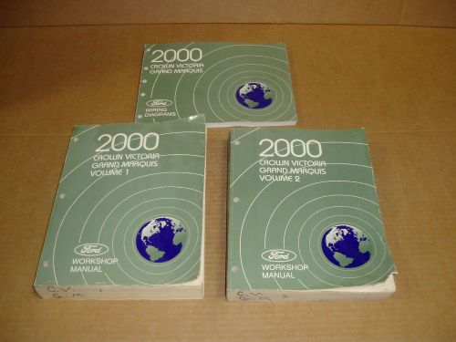 2000 ford crown victoria mercury grand marquis service shop dealer repair manual