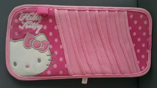 Hello kitty auto car sun visor cd/dvd holder w/pen holder