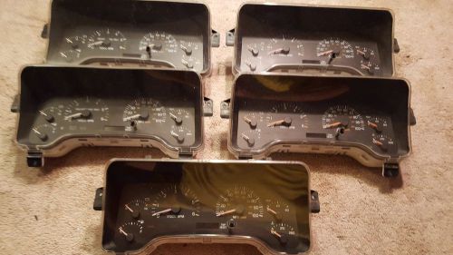 Lot of vintage jeep cherokee instrument clusters used jeep dealers mechanics