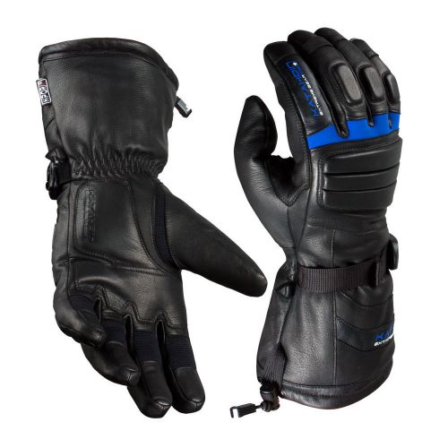 Katahdin apex leather winter gloves blue