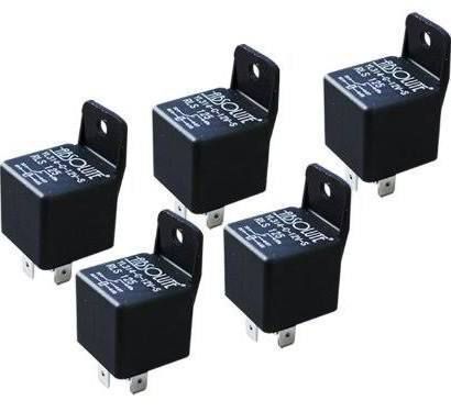 Absolute usa rls125-5 spdt 30/40a 12 vcd automotive relay 5 pack