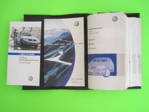 2006 vw passat factory owner’s manual set &amp; case *oem*