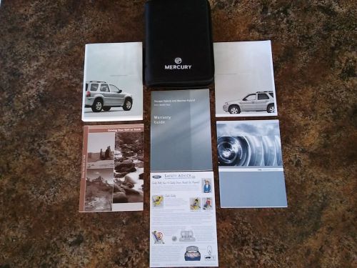 2007 mercury mariner hybrid owners manual w/ case &amp; supplements - #a