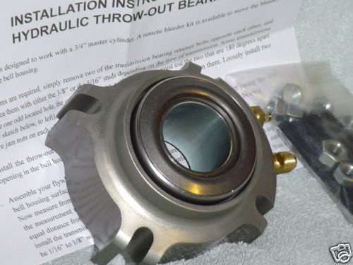 New chevy hydraulic throwout bearing imca ratrod clutch block sbc bbc small big