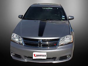 08-14 dodge avenger hood stripe graphics decals - tons of color options