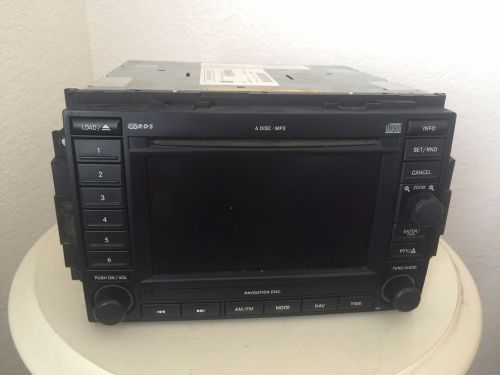 05 06 07 chrysler dodge ram charger jeep grand cherokee navigation radio 6 cd