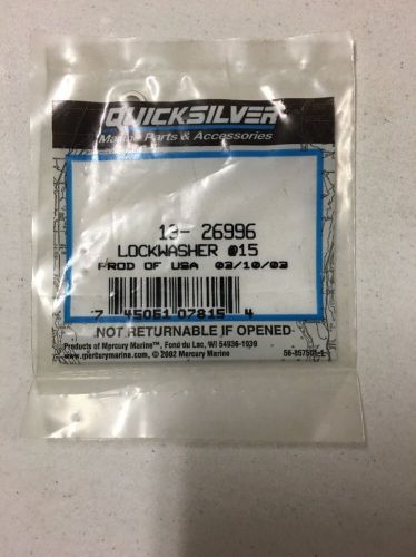 Mercury marine/mercruiser new oem lockwasher  13-26996 @15