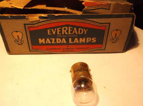 81 everyready mazda dome  light bulb     6  volt  3 cp