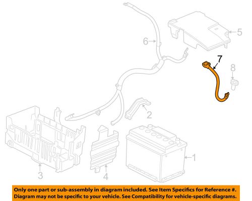 Gm oem battery-negative cable 22754271