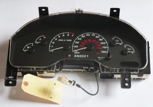 New ford explorer xlt instrumental cluster gauge panel oem # 1-l2f10a-855-ac