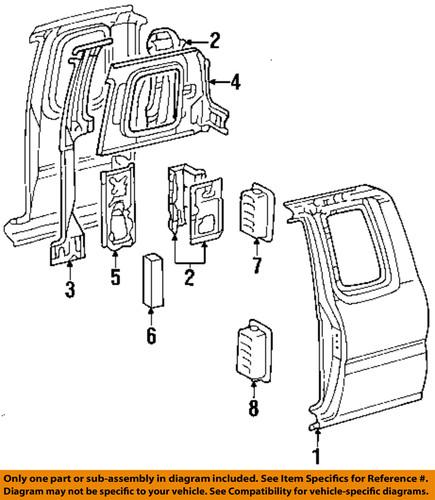 Toyota oem 6290535010 side panel-vent duct