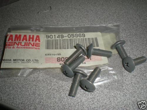 Nos 1991-93 yamaha wrb650 screw 90149-05969 qty7