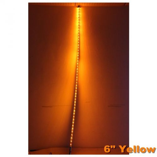 Atv utv offload 6ft led whip flag kit yellow light us free shipping