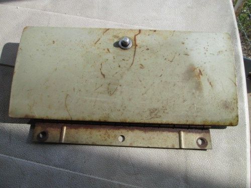 1967-68 mustang glovebox door with hinge &amp; push button release