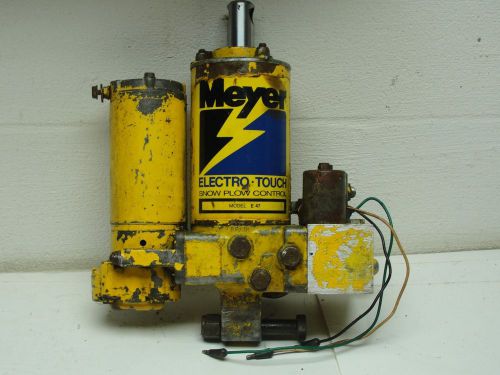 Meyer meyers e-47 e47 snow plow pump needs power angle hose works no fluid.