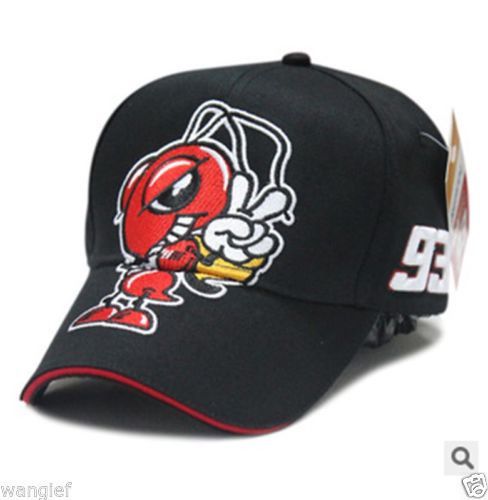 Moto gp cartoon mark marquis ants embroidery baseball cap