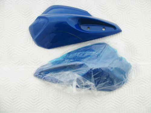 08-11 yamaha pz500 phazer oem handlebar brush snow guards blue 8gl-26142-00-00