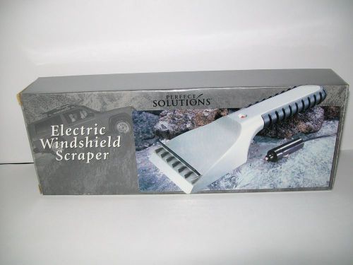 Perfect solutions electric windshield scraper 4&#034; w x 1 3/4&#034;d x 10 3/4&#034; l new