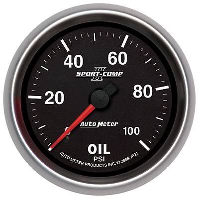 Autometer sport-comp ii analog gauges 7621