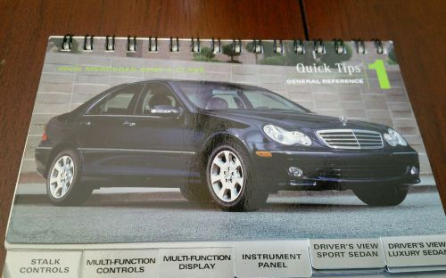 Mercedes benz c-class quick reference guide booklet 2006 quick tips 1