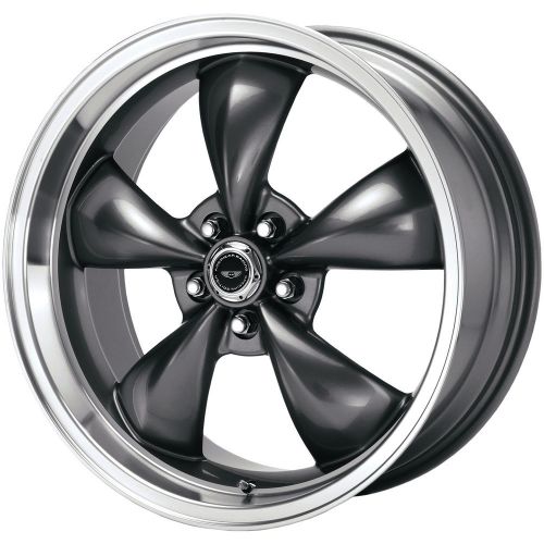 18 (18x9) american racing torq thrust m 5x114.3 +34mm gunmetal wheels rims