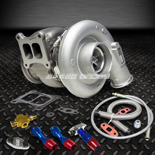 Hx55w 500+hp turbo charger+oil feed+drain line l10 ism m11 dodge cummins diesel