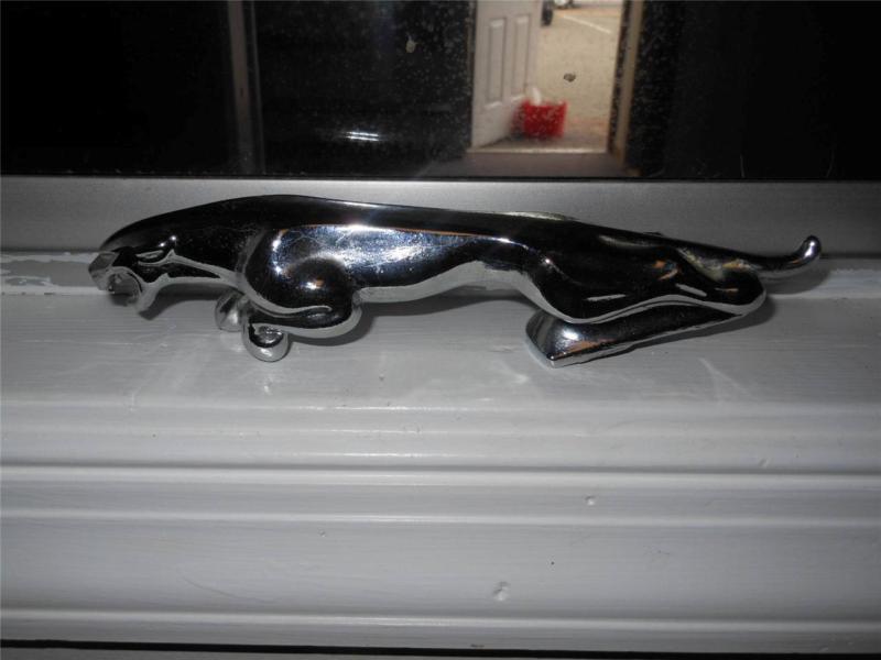 Very stunning vintage jaguar hood ornament great find look