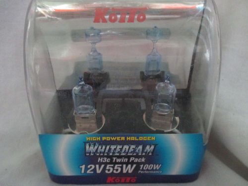 H3c whitebeam  12v 55w 100 watt performance koito  bulbs &#034;new&#034;