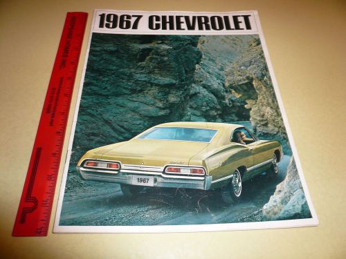 1967 chevrolet caprice impala biscayne bel air sales brochure - vintage