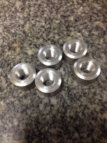 Aluminum (5 pcs.) 1/8&#034; npt pipe thread fitting weld bung