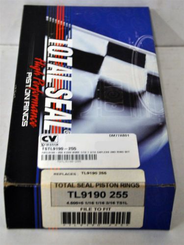 Total seal tl9190-255 ts1 ductile top gapless 2nd ring set 4.505 1/16 1/16 3/16