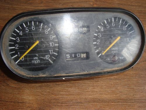 Yamaha speedometer and tachometer 4128.8 miles