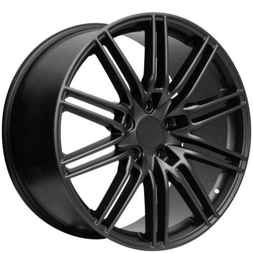 21 inch black oem factory replica cayenne s gts hybrid wheels rims (175)