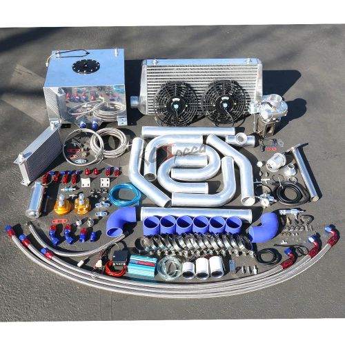 Gt2860 gt28 t25 water/oil dual ball bearing stage iii 300hp turbo charger kit