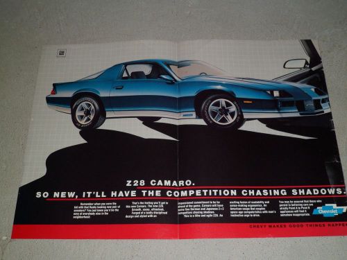 1982 chevrolet camaro z28 #6 article / ad