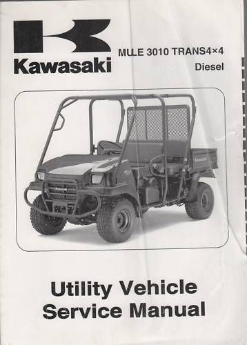 2008 kawasaki  mule 3010  atv utility vehicle  manual