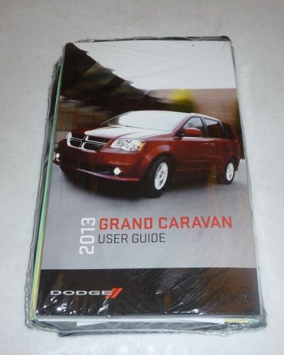 2013 dodge grand caravan user guide owners manual set 13 +case new