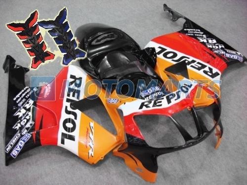 Fairing kit + tank pad for honda vtr1000 rc51 sp-1 sp-2 00 01 02 03 04 05 06 af